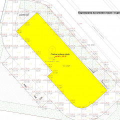 Cartogram of earthworks volume (image)