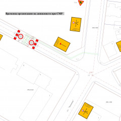 Temporary organization and safety of traffic (image)