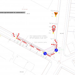 Temporary organization and safety of traffic (image)