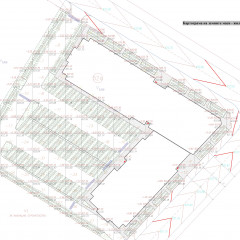 Cartogram of earthworks volume (image)