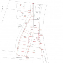 Correction of errors in cadastral maps (image)